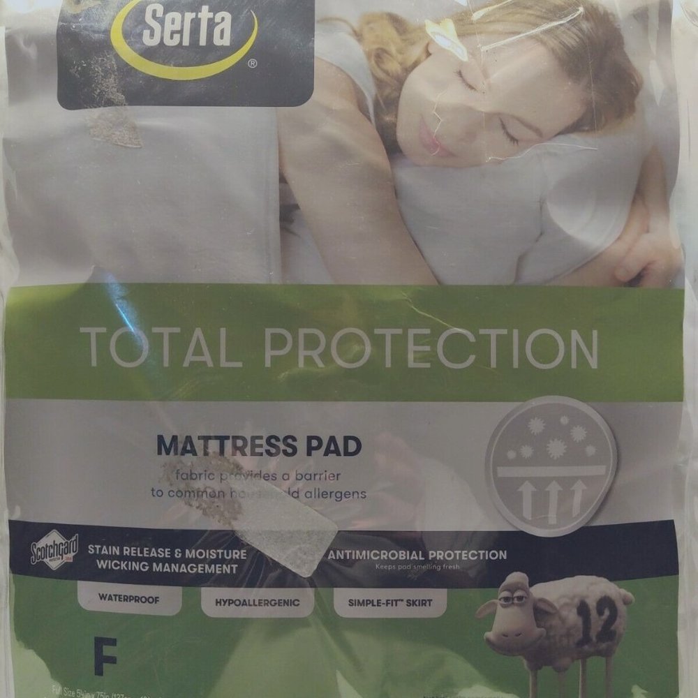 Serta Total Protection Mattress Pad Waterproof